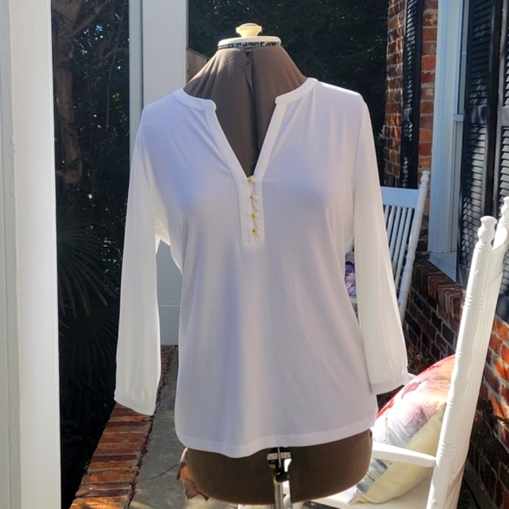 New York and Co. 3/4 Sleeve Top